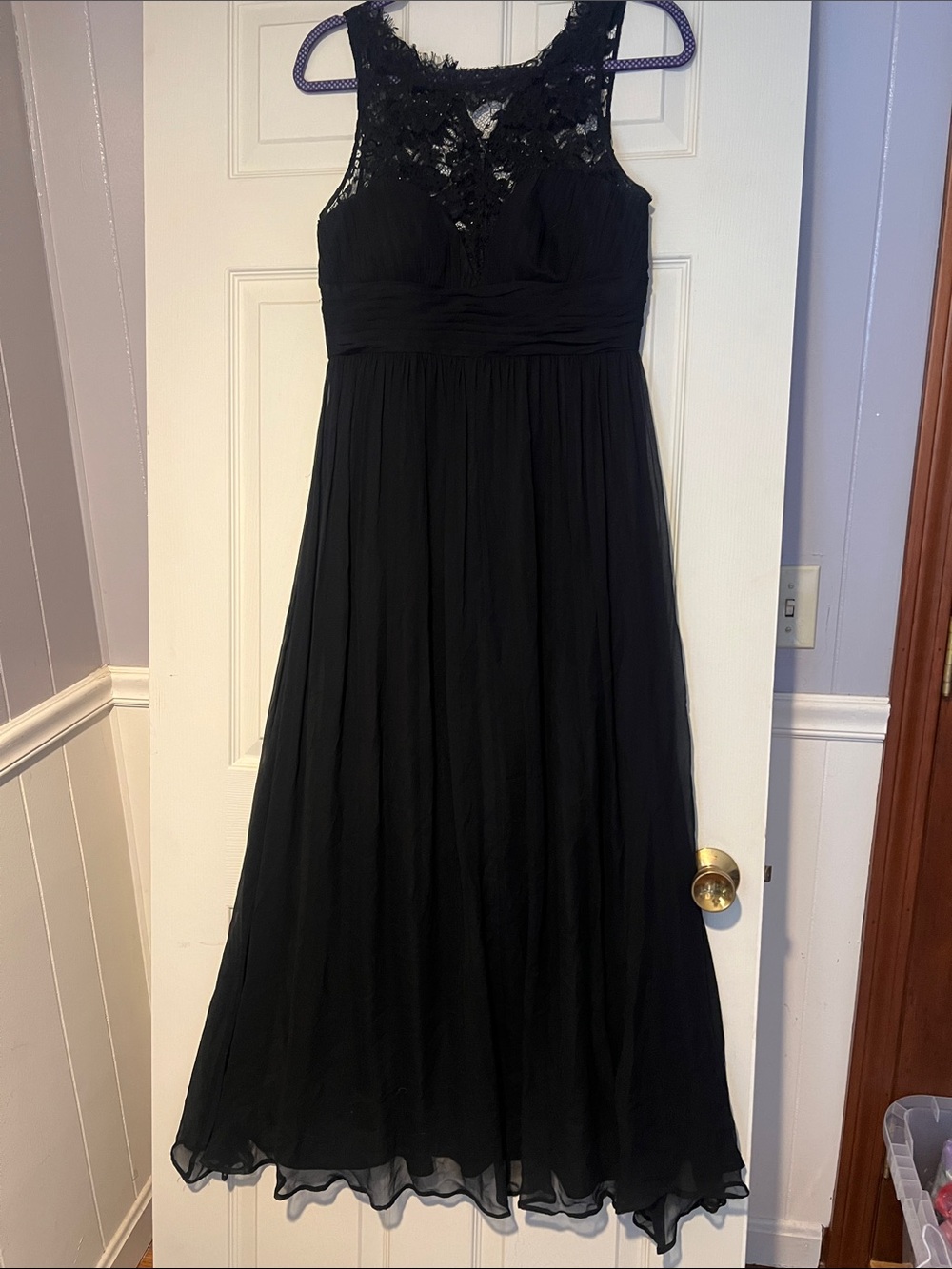 Aidan Mattox Silk Evening Gown